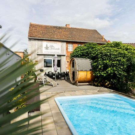Alte Schmiede Mit Sauna, Pool Und Whirpool Im Aussenbereich Schoenstes Ferienhaus Der Lausitz Elsterheide Eksteriør billede